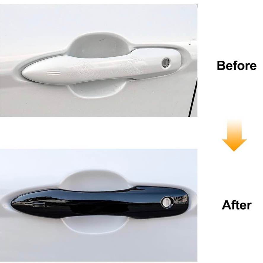Gloss Black Door Handle Covers for Honda Civic
