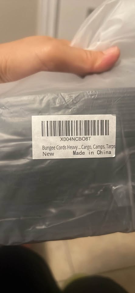 4-Pack Adjustable Bungee Cords with Hooks