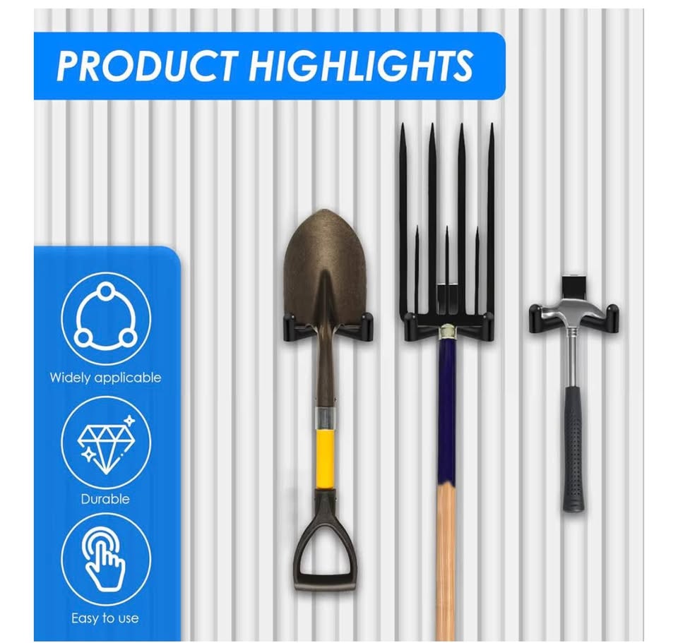 5Pack Tool Hooks for Lifetime Shed,Compatible with Lifetime Shed Accessories She
