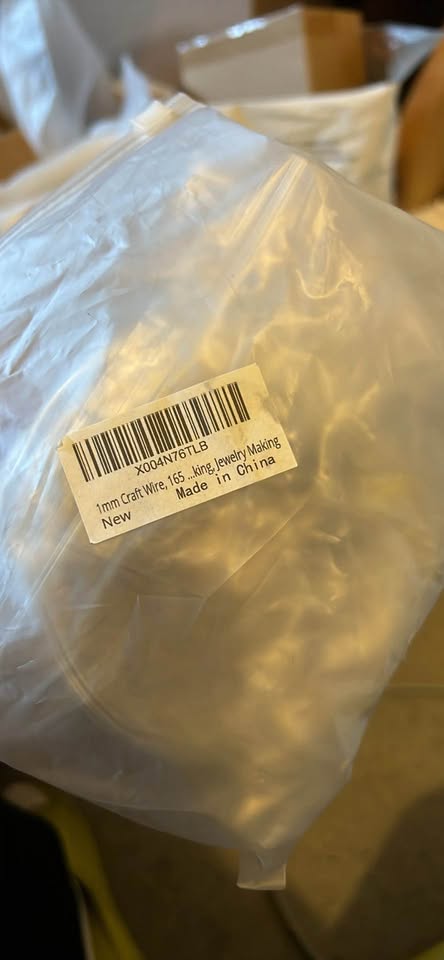 40m Silver Craft Wire with Wire Cutters