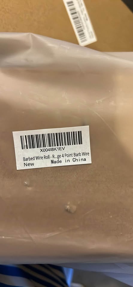 Barbed Wire Roll - Razor Fence for Outdoor, Repellent and Crafts, 25 Feet 18 Gau