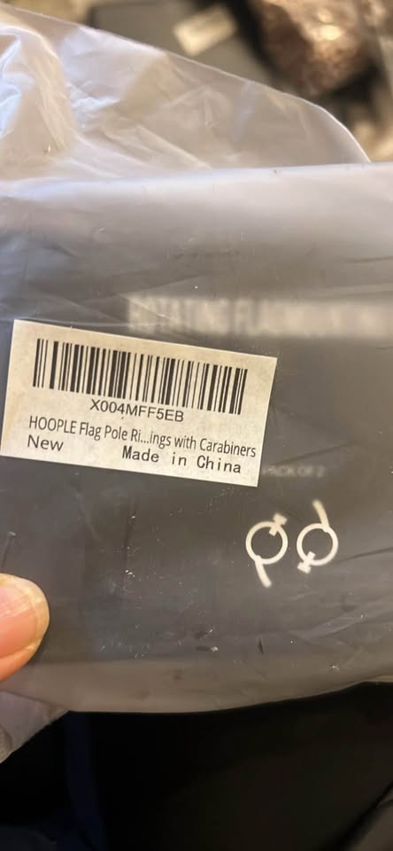 HOOPLE 360° Anti-wrap Flagpole Rings