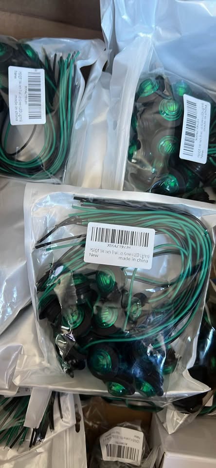 20-Piece Green Dual-Function LED Marker Lights