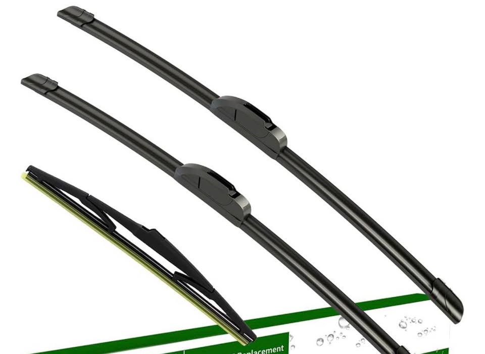 26"+18" windshield wiper blades with 16" Rear Wiper Blades Replacement for 2004-2009 Toyota Prius -Original Factory Quality,Easy DIY Install (Set of 3)