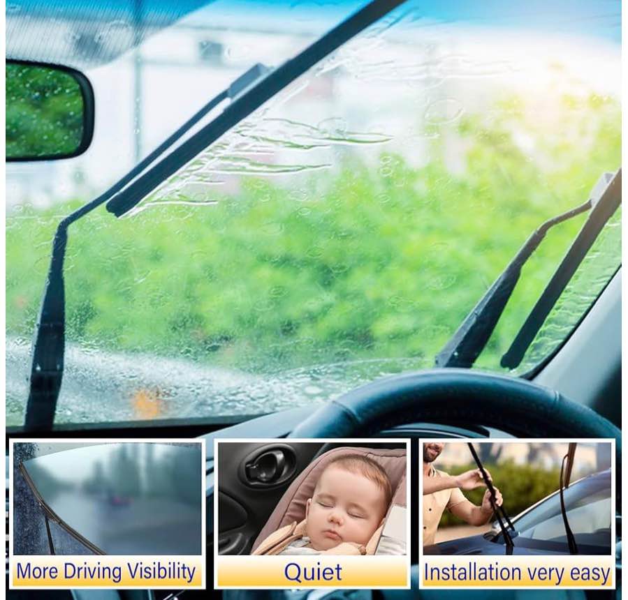Wiper Blades for Kia Sorento (2011-2015) & Soul (2010-2020) - 24"/20"/11"