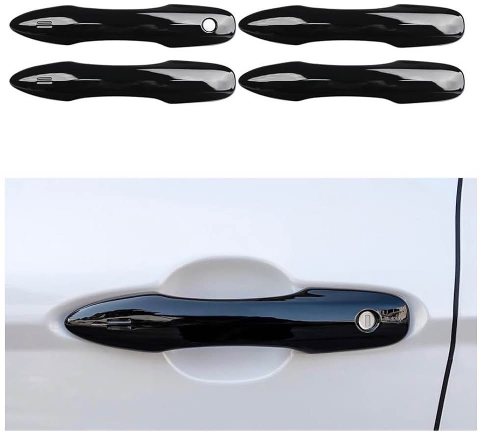 Gloss Black Door Handle Covers for Honda Civic