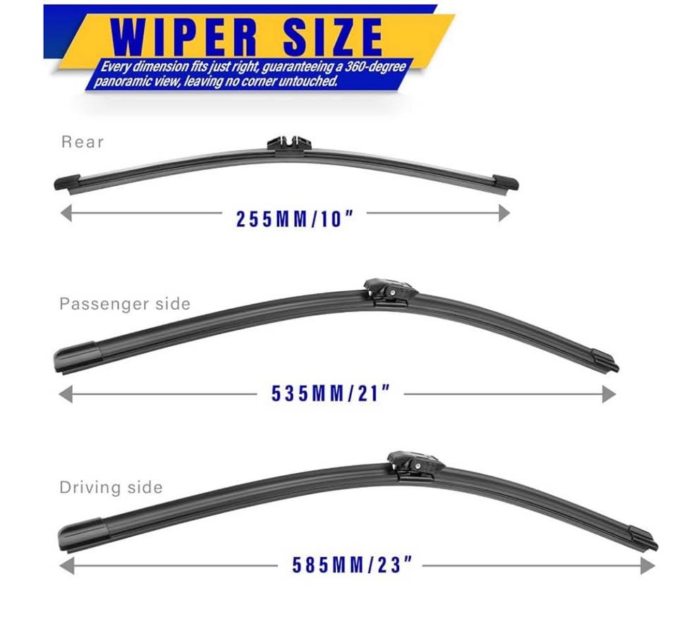 Wiper Blade Set for Mini Cooper Countryman 2017-2022