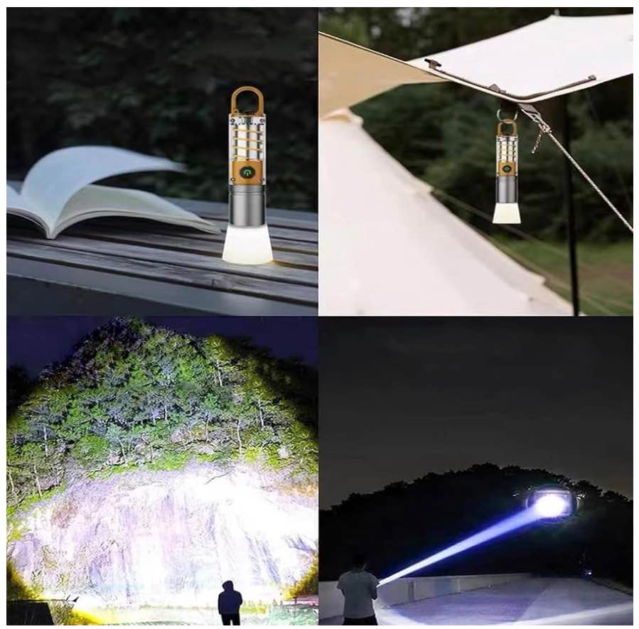 Rechargeable Dual Light Source LED Flashlight