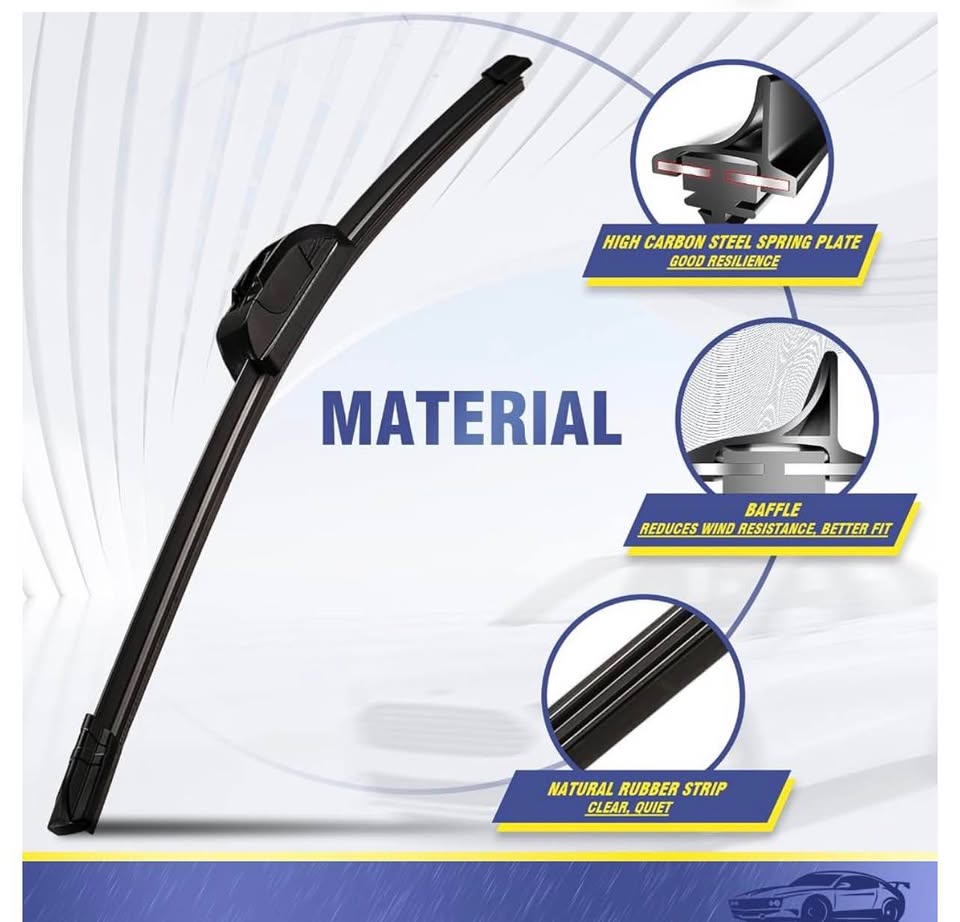 3 Wipers Factory Replacement for Subaru Outback Legacy 2010-2014 Original Equipment Windshield Wiper Blades Set 26"+19"+14" (Set of 3) U/J HOOK