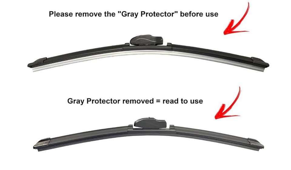 2M Plastic OEM Quality Wiper Blades