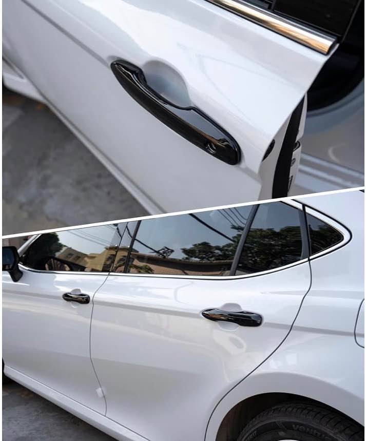 Gloss Black Door Handle Covers for Honda Civic