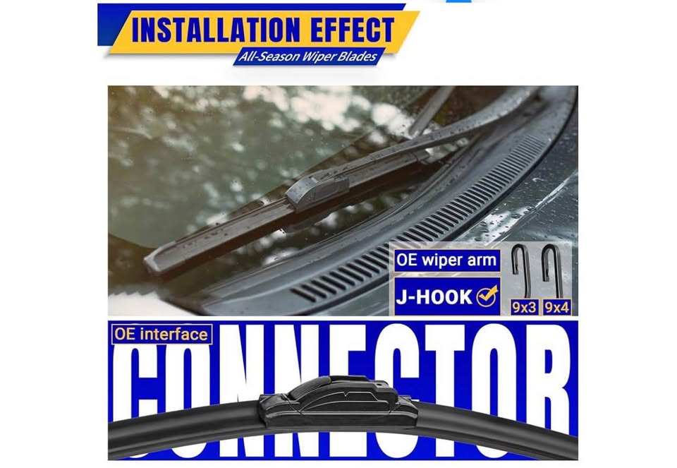 Wiper Blades for Kia Sorento (2011-2015) & Soul (2010-2020) - 24"/20"/11"