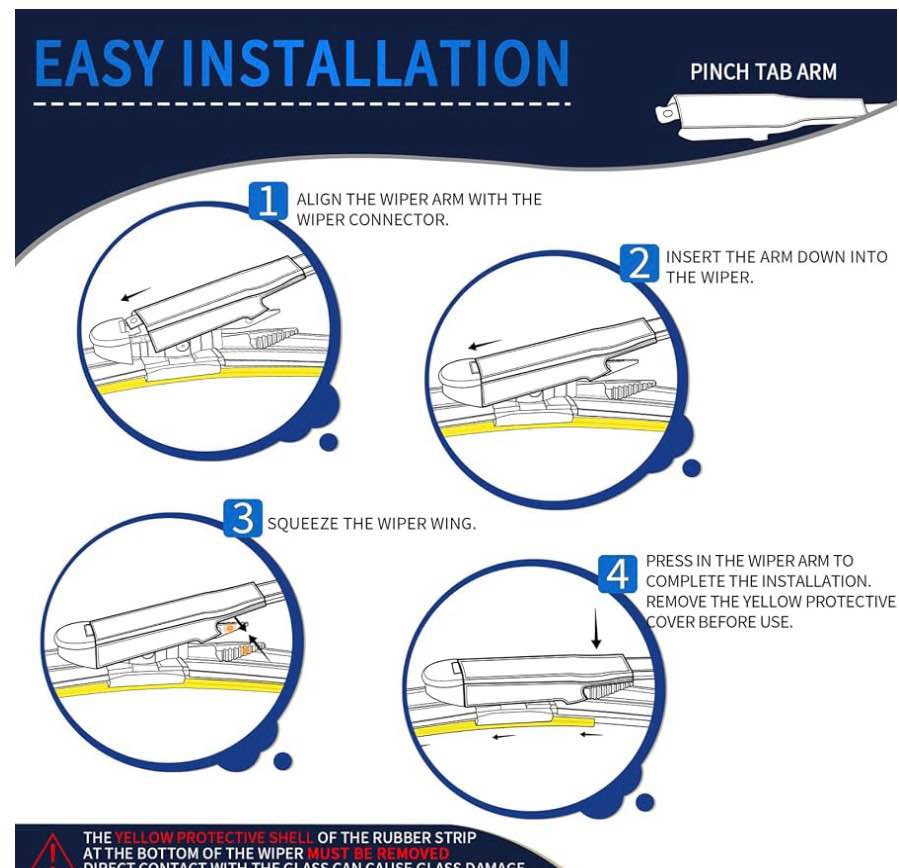 Wenyant Windshield Wiper Blades