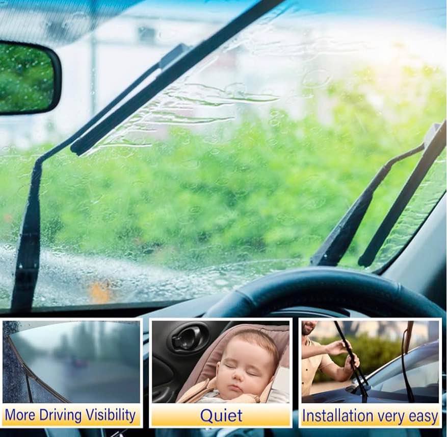 3-Piece All-Season Wiper Blade Set (26", 16", 12")