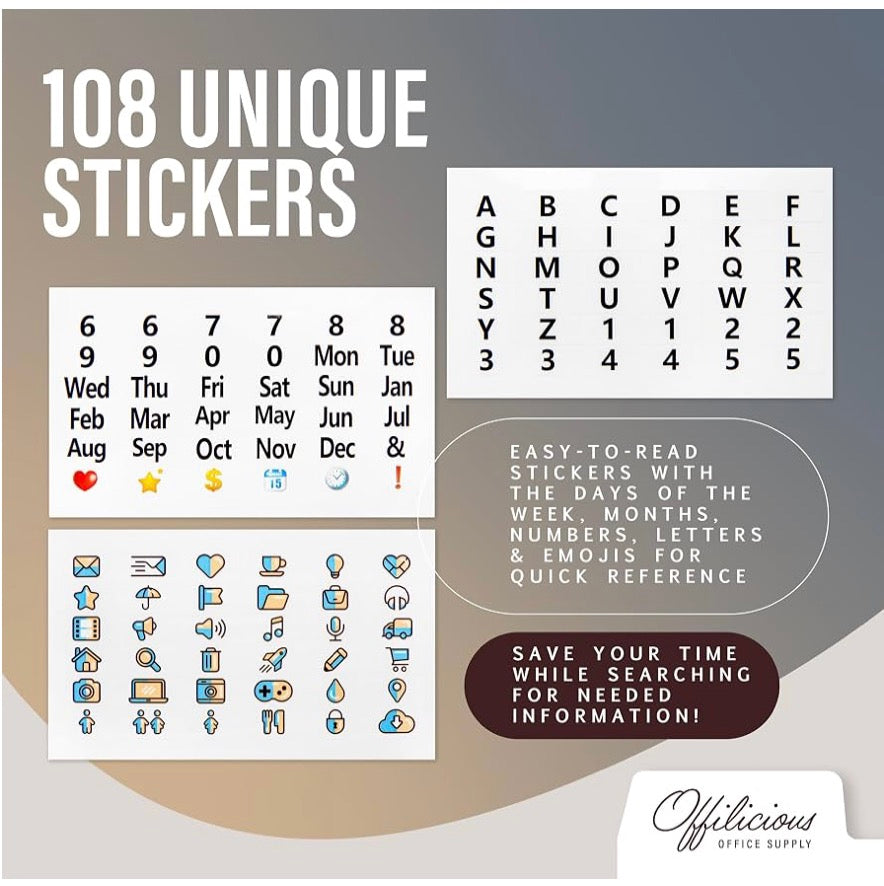 4x6 Index Card Dividers with Tabs, Recipe Card Box Organizer Dividers