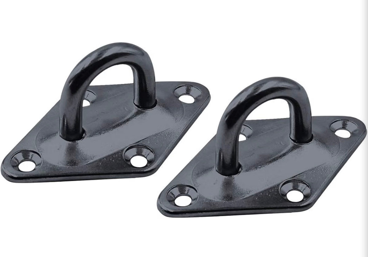 Heavy Duty M6 Ceiling Hook(2-Pack-Black-M6)