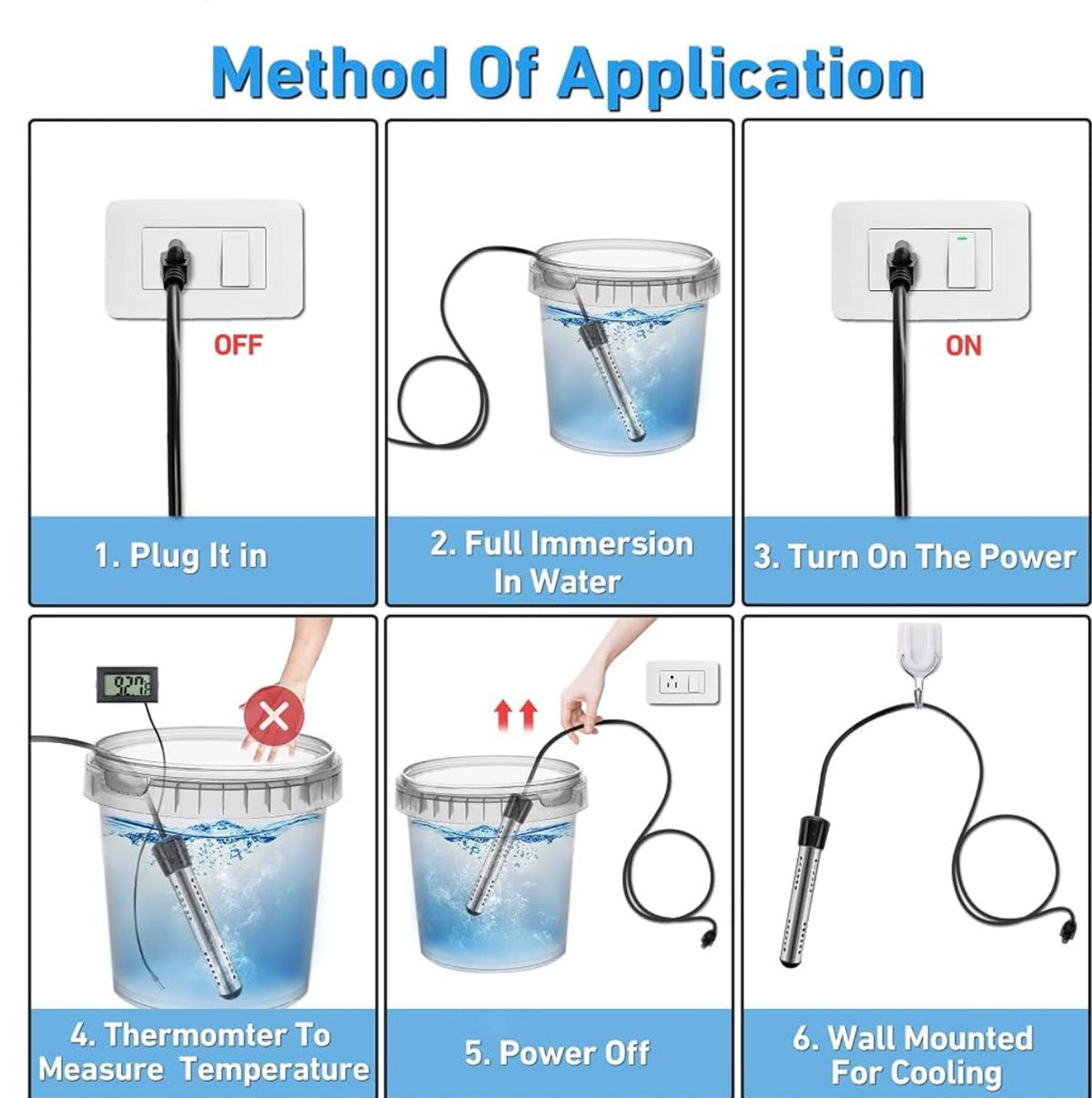 1500W Immersion Water Heater