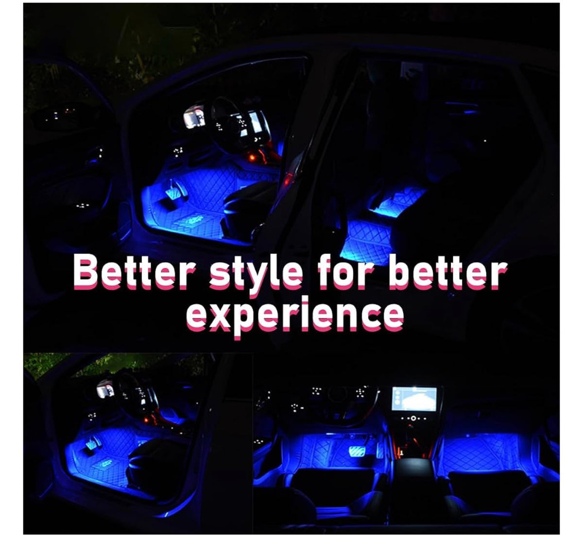 Car LED Strip Light，Blue