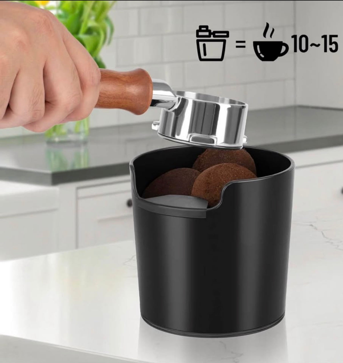 Coffee Knock Box for Espresso Coffee Grounds