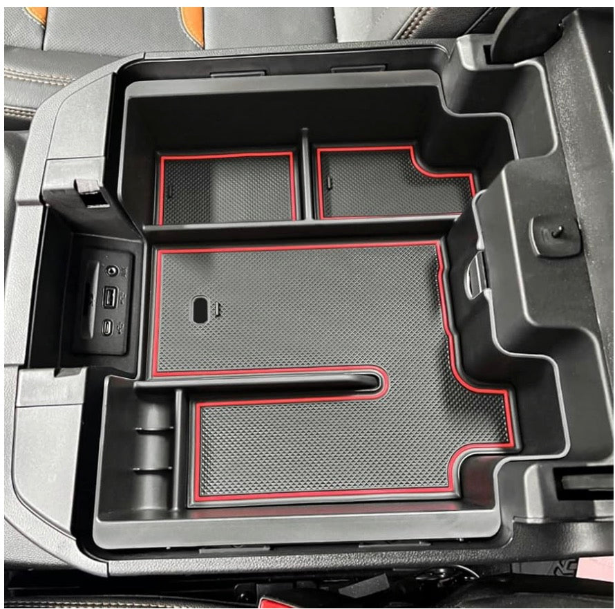 Full Size Center Console Organizer，Red