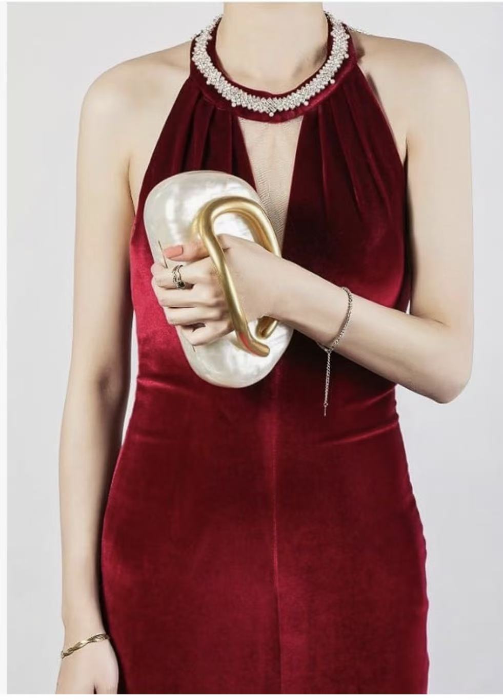 Acrylic Evening Clutch Purse for Women