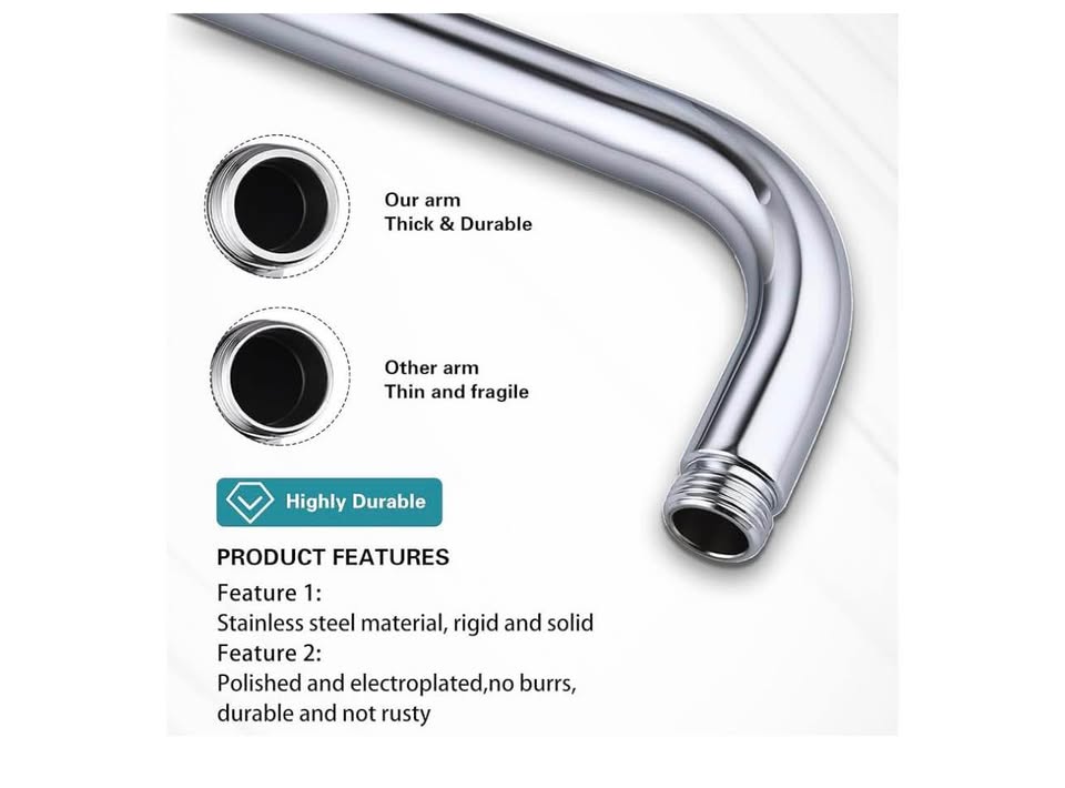 12 Inch Shower Arm