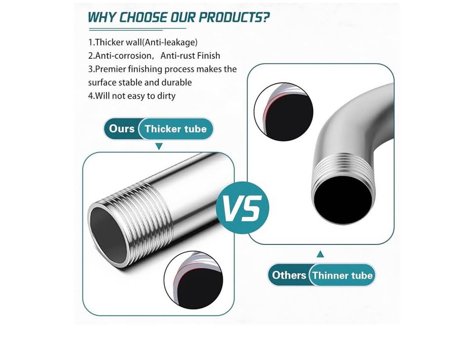 12 Inch Shower Arm