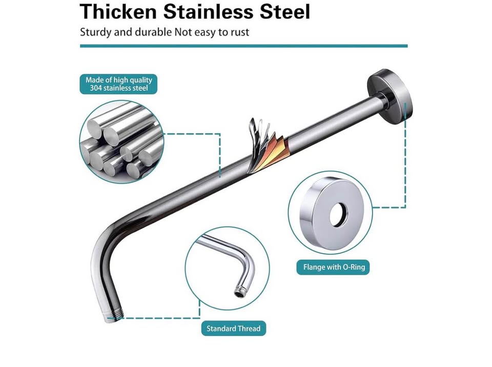 12 Inch Shower Arm