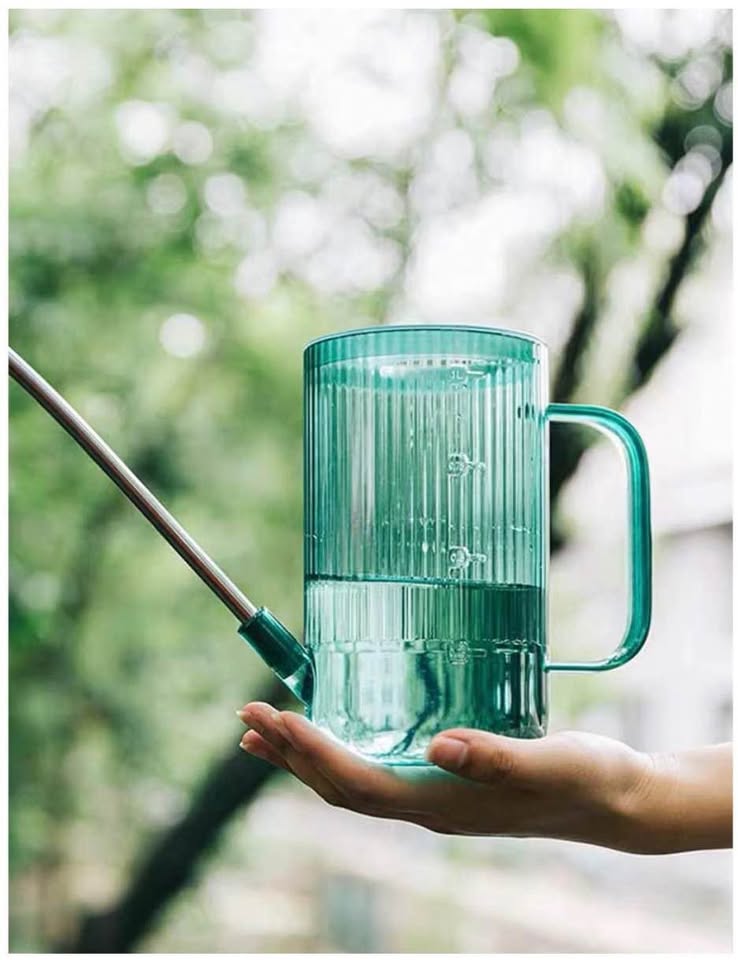 Indoor Watering Can with Long Stem Spout, 34oz