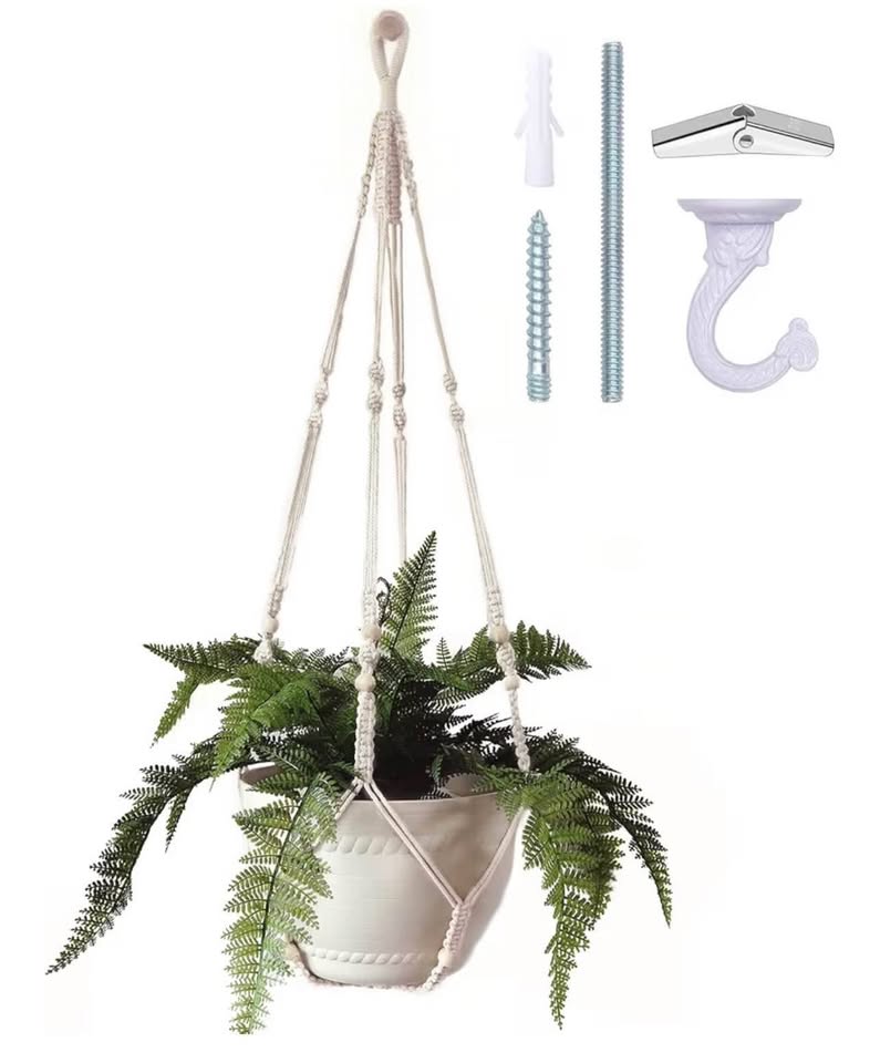 43 Inches Macrame Plant Hanger Large for 12 inch P