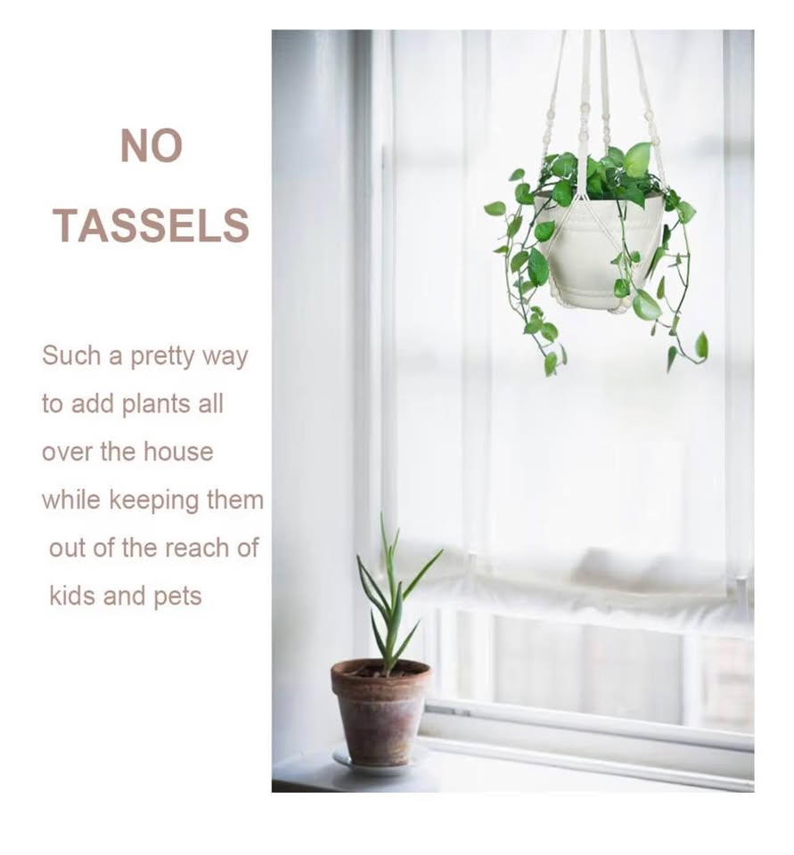 43 Inches Macrame Plant Hanger Large for 12 inch P