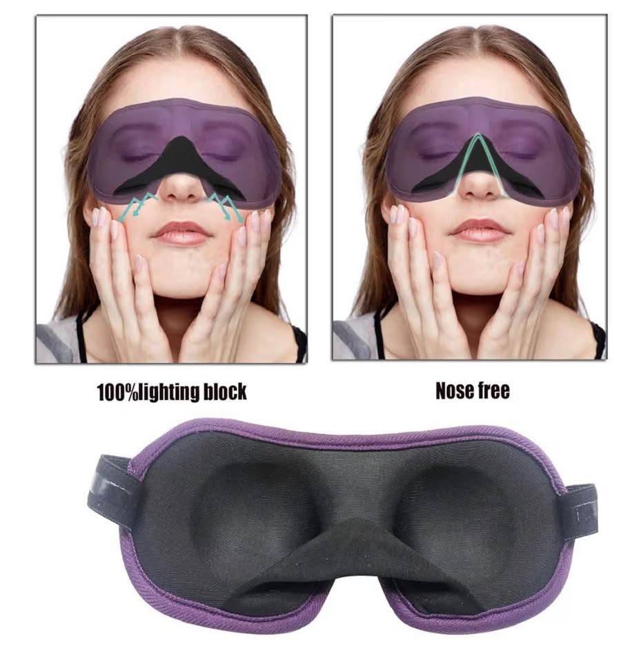 3D Eye mask for Sleeping,Machine Washable, Sleep M