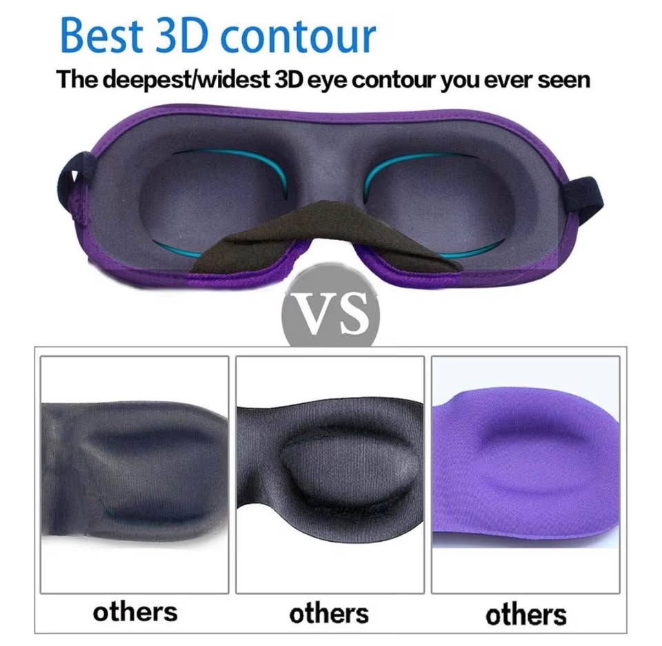 3D Eye mask for Sleeping,Machine Washable, Sleep M