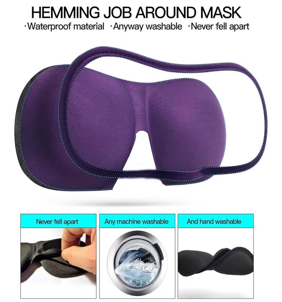 3D Eye mask for Sleeping,Machine Washable, Sleep M