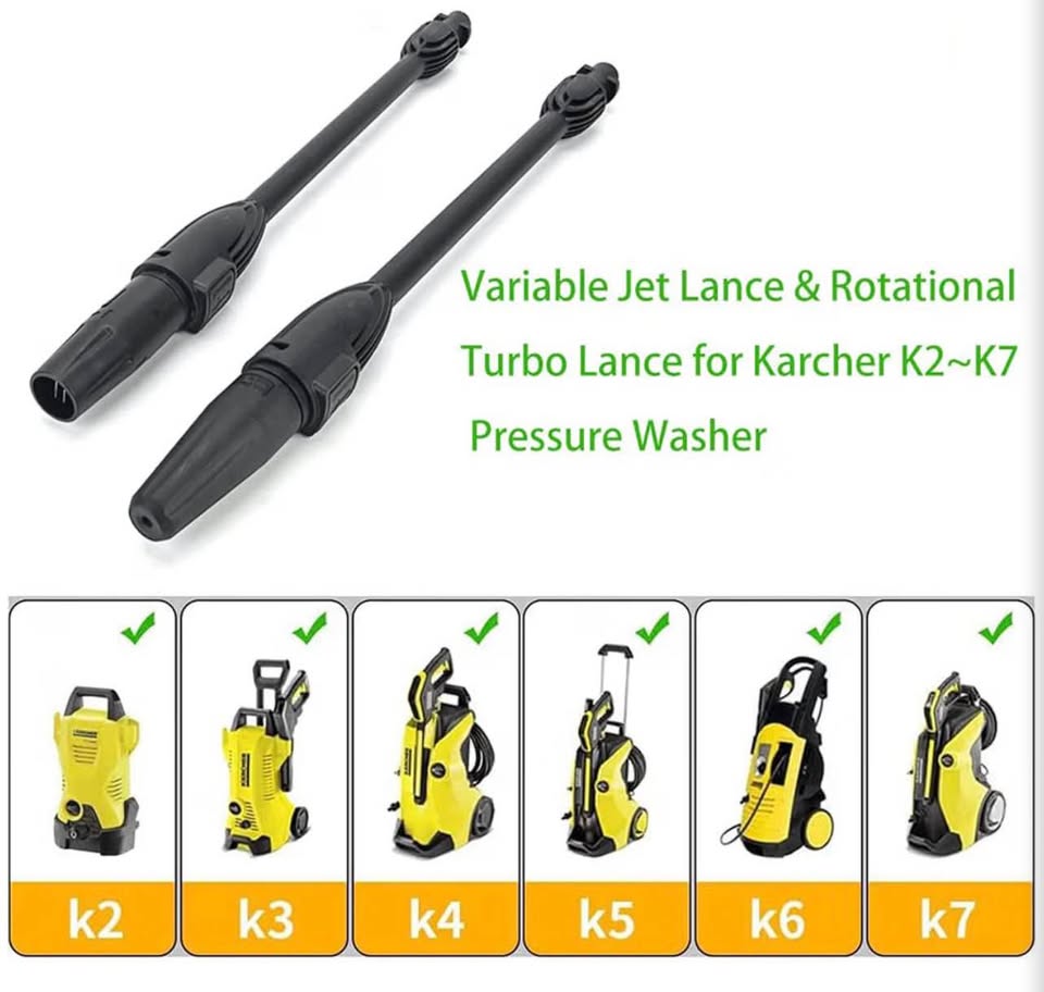High Pressure Water Jet Wand and Rotating Wand, Pressure Washer Replacement Spra
