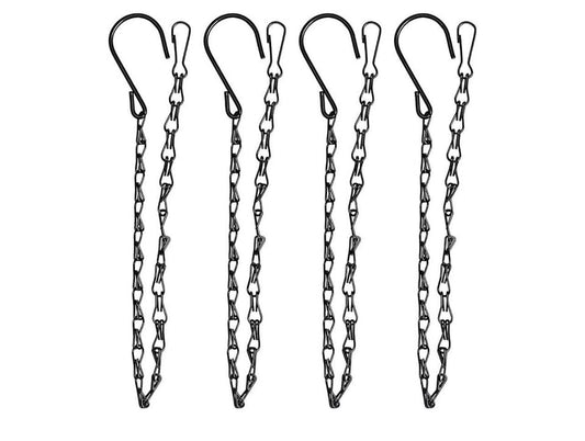 4-Pack 25.5 Inch Hanging Chain with Hooks for Hang