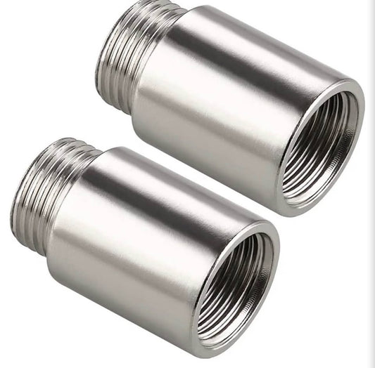 Beduan Shower Head Extension Tube Pipe Fittings, G 1/2 Male to G 1/2 Female BSP 