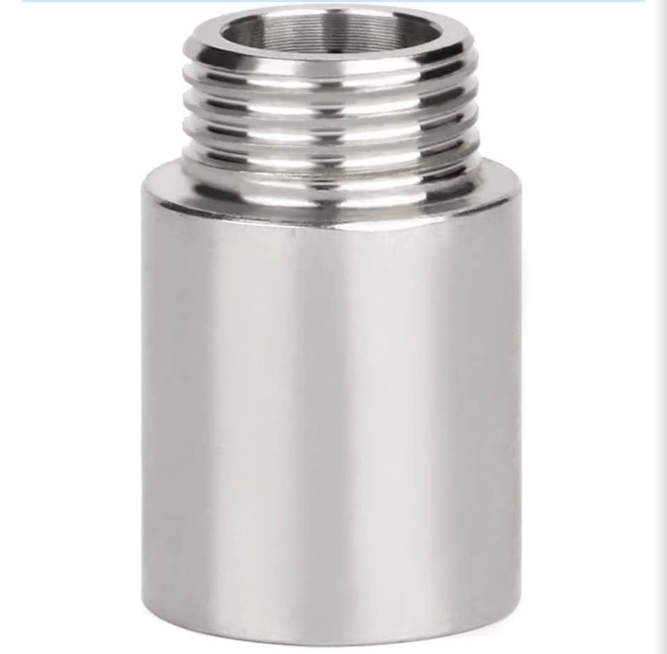 Beduan Shower Head Extension Tube Pipe Fittings, G 1/2 Male to G 1/2 Female BSP 