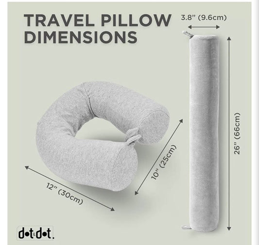 dot&dot Bendable Memory Foam Travel Pillow