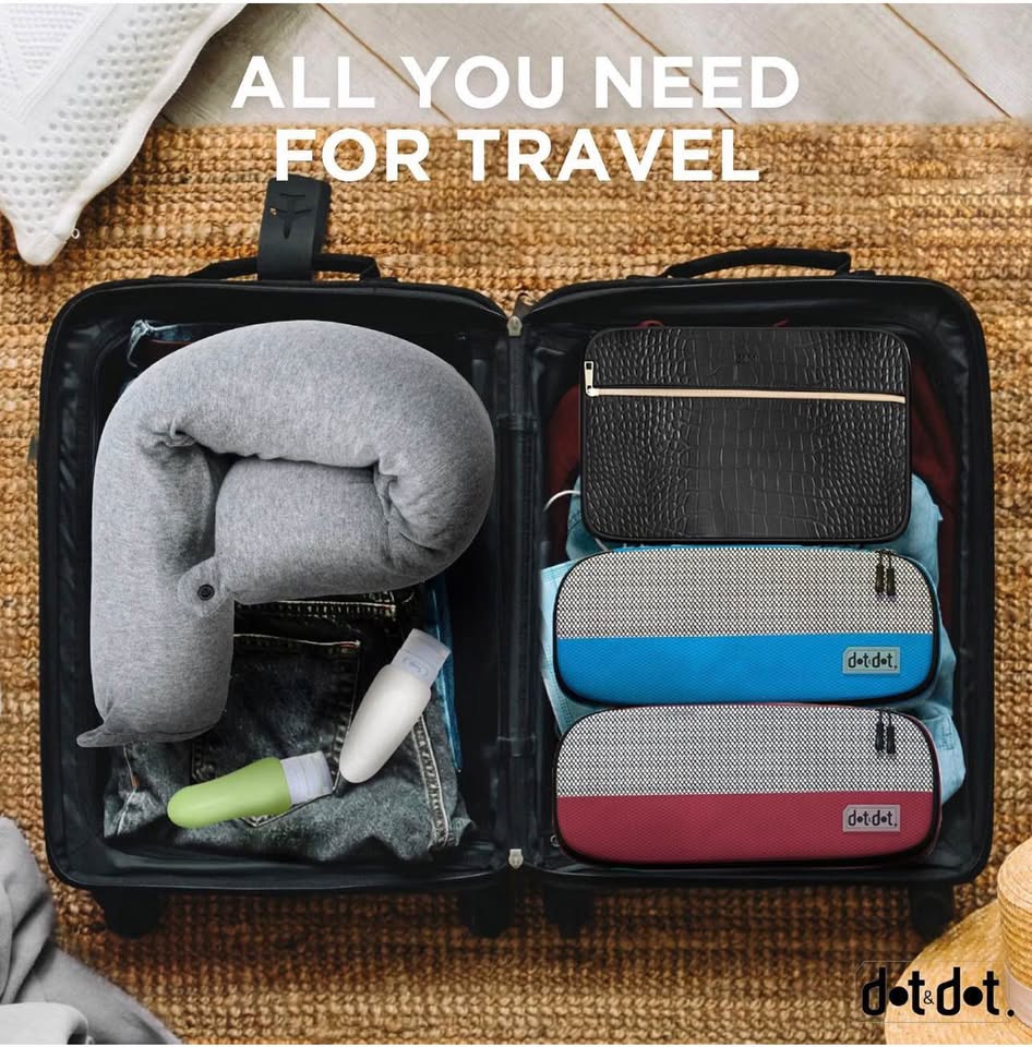 dot&dot Bendable Memory Foam Travel Pillow