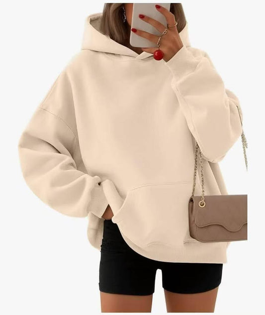 Womens Hoodies Oversized Sweatshirts Pullover Flee