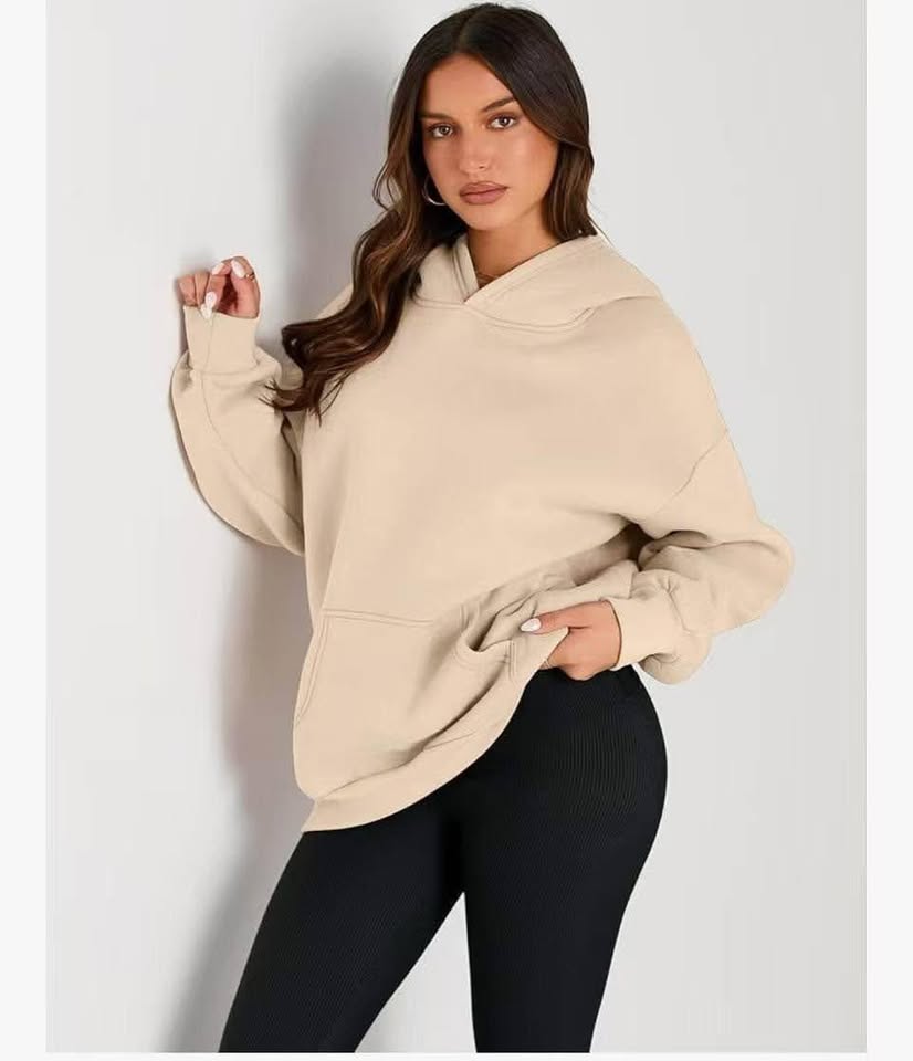 Womens Hoodies Oversized Sweatshirts Pullover Flee