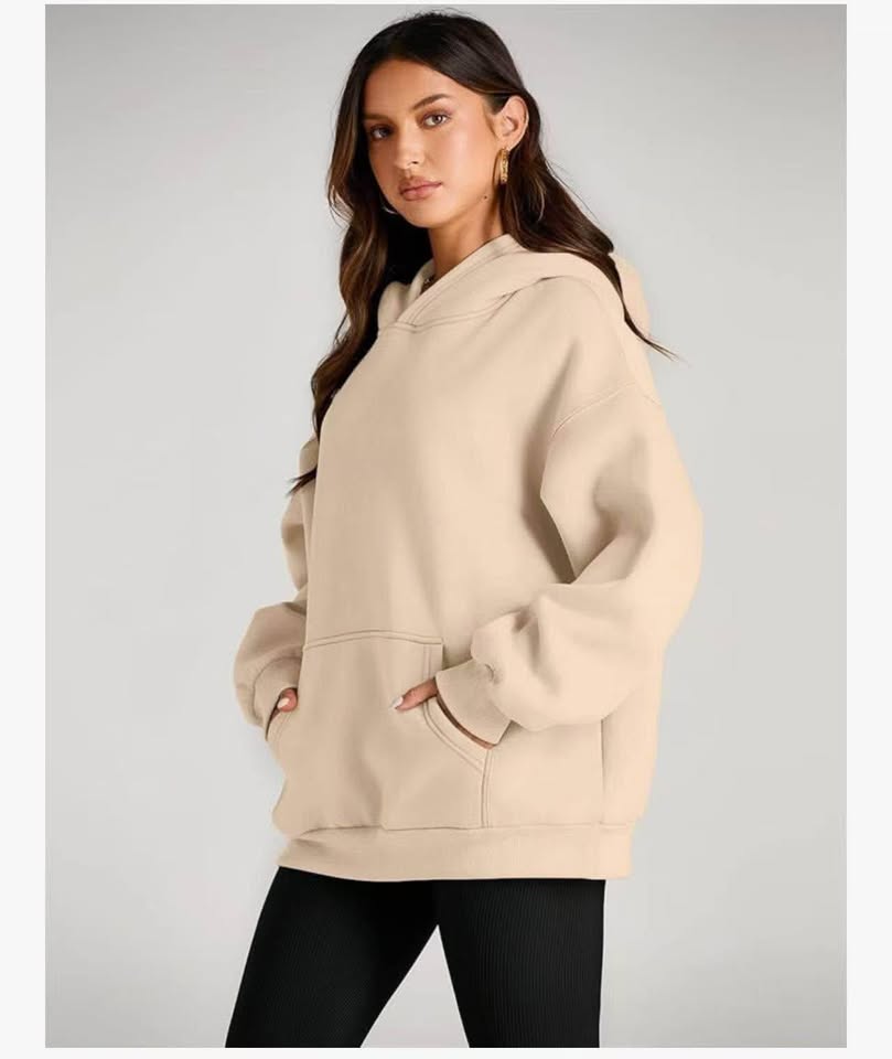 Womens Hoodies Oversized Sweatshirts Pullover Flee