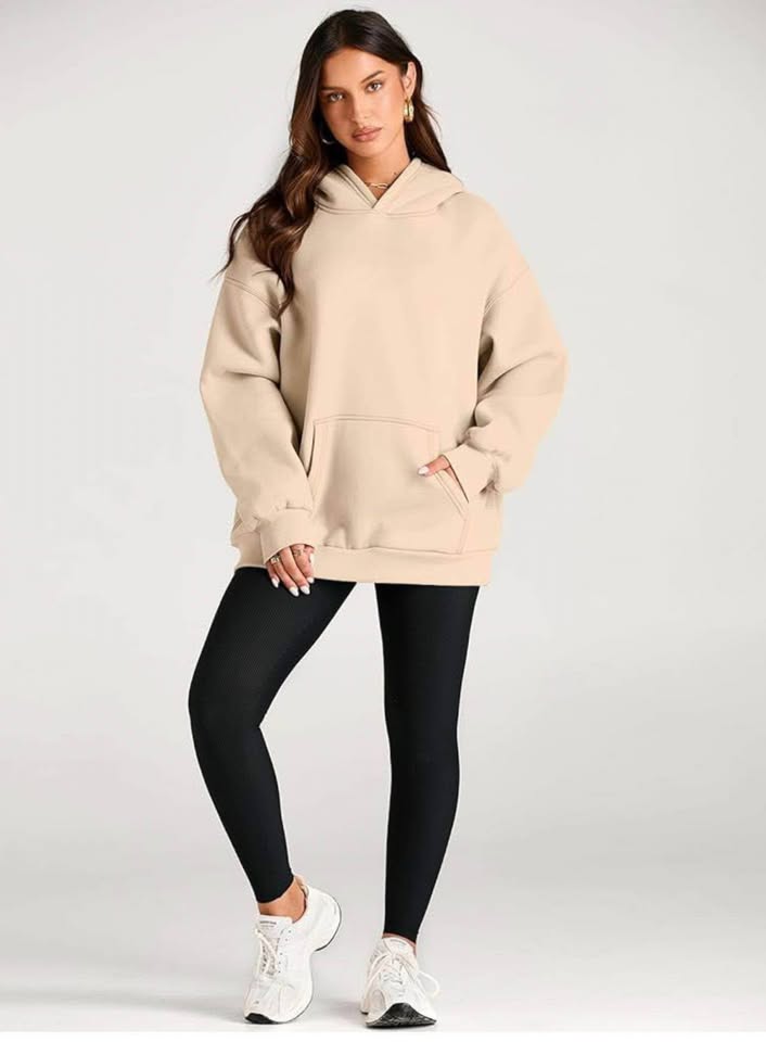Womens Hoodies Oversized Sweatshirts Pullover Flee