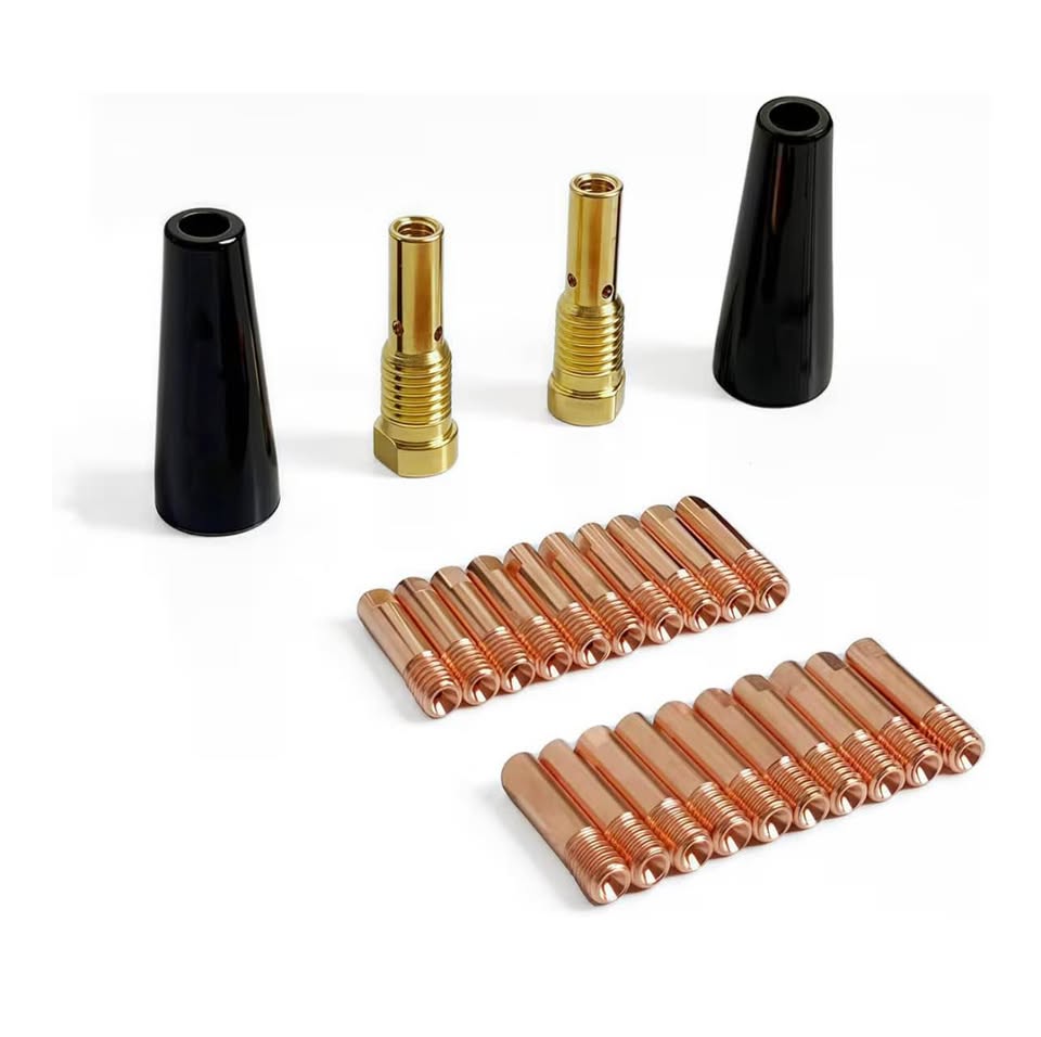 24PCS Flux Core Gasless Nozzles Welding Gun Access