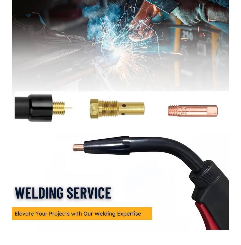 24PCS Flux Core Gasless Nozzles Welding Gun Access