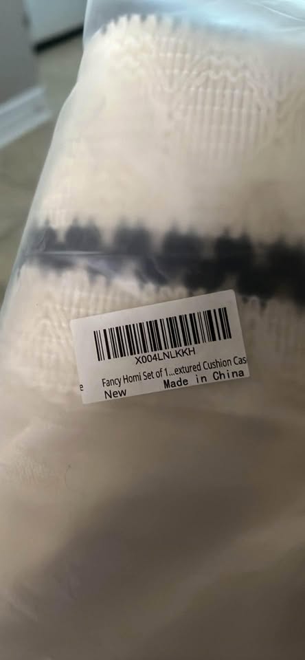 Set of 2 Striped Lumbar Throw Pillow Covers