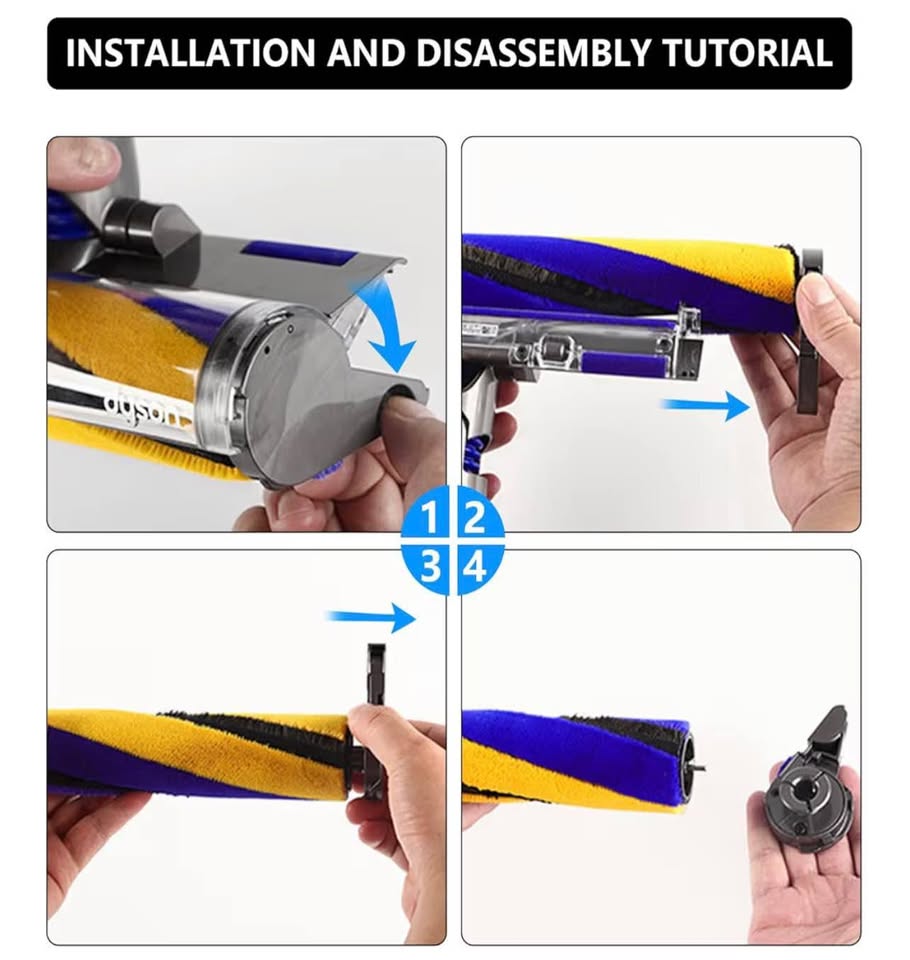 Soft Roller Brush Replacement for Dyson V15/Gen5 D