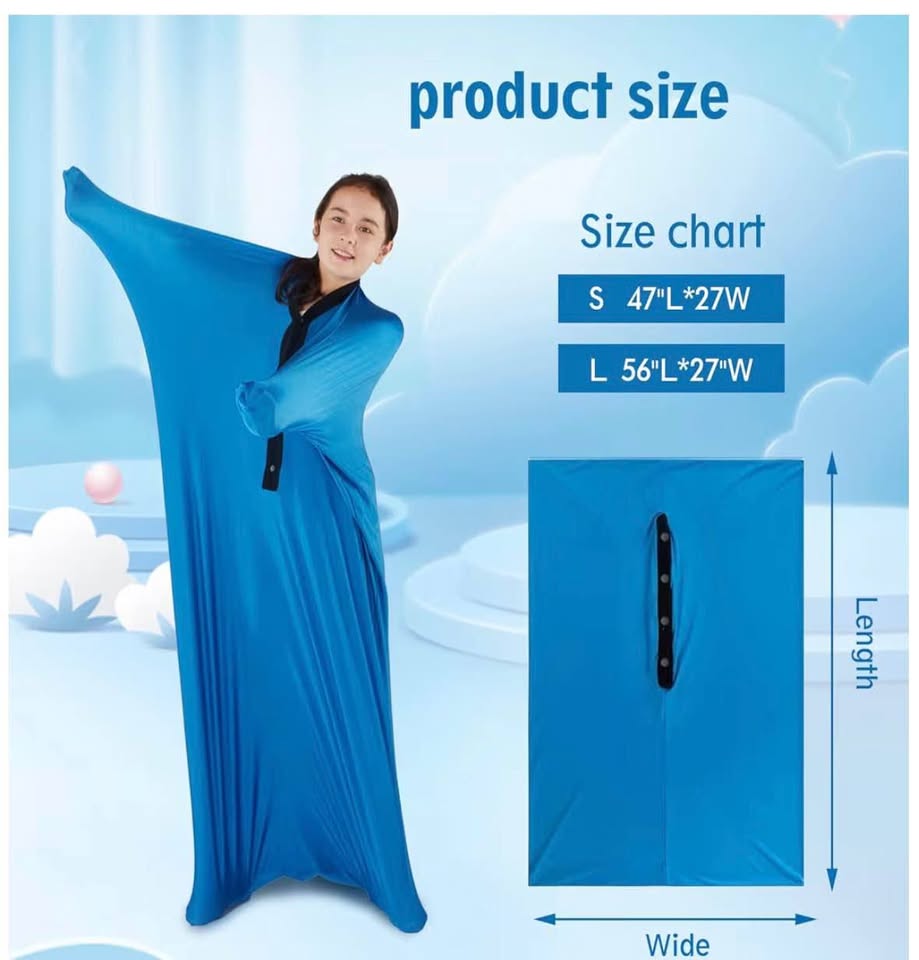 Sensory Sox Stretchy Body Socks Full-Body Wrap to 