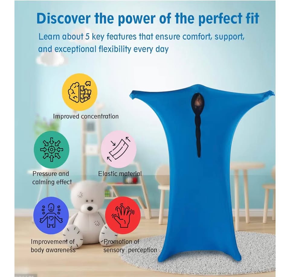 Sensory Sox Stretchy Body Socks Full-Body Wrap to 